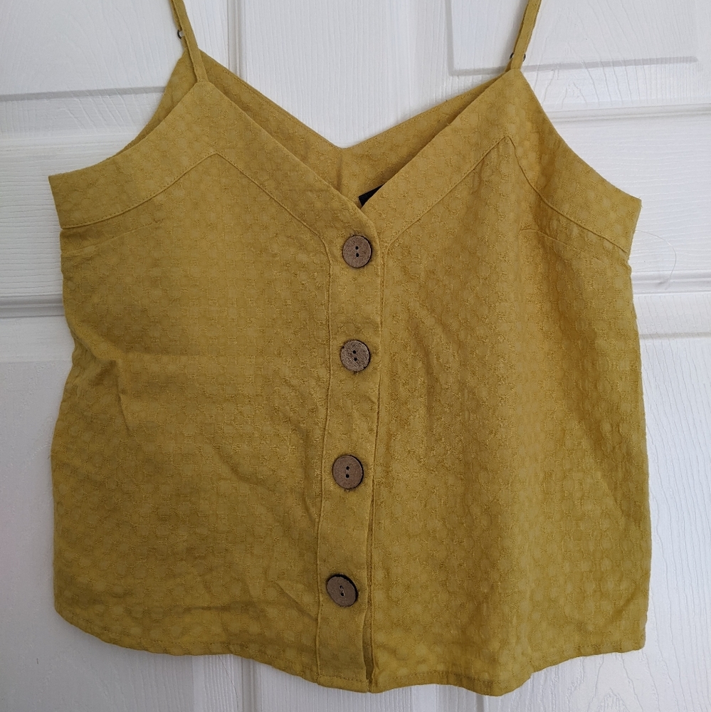 Mustard yellow cami top